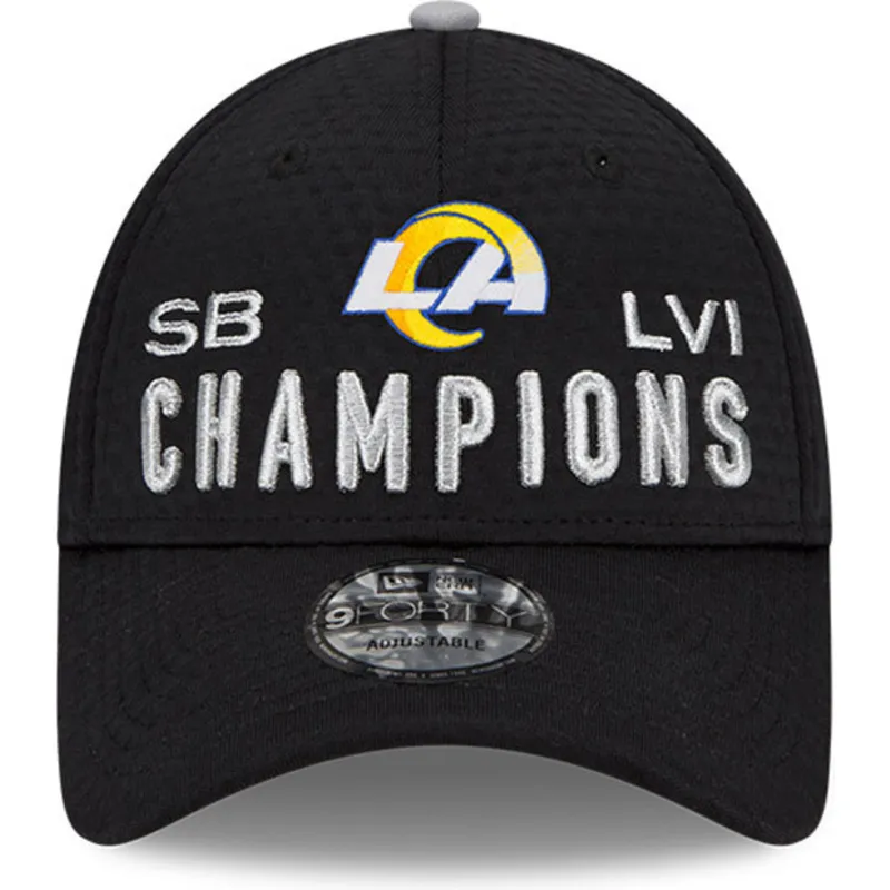 kapa-zaobljena-crna-podesiv-9forty-super-bowl-champions-lvi-2022-los-angeles-rams-nfl-new-era
