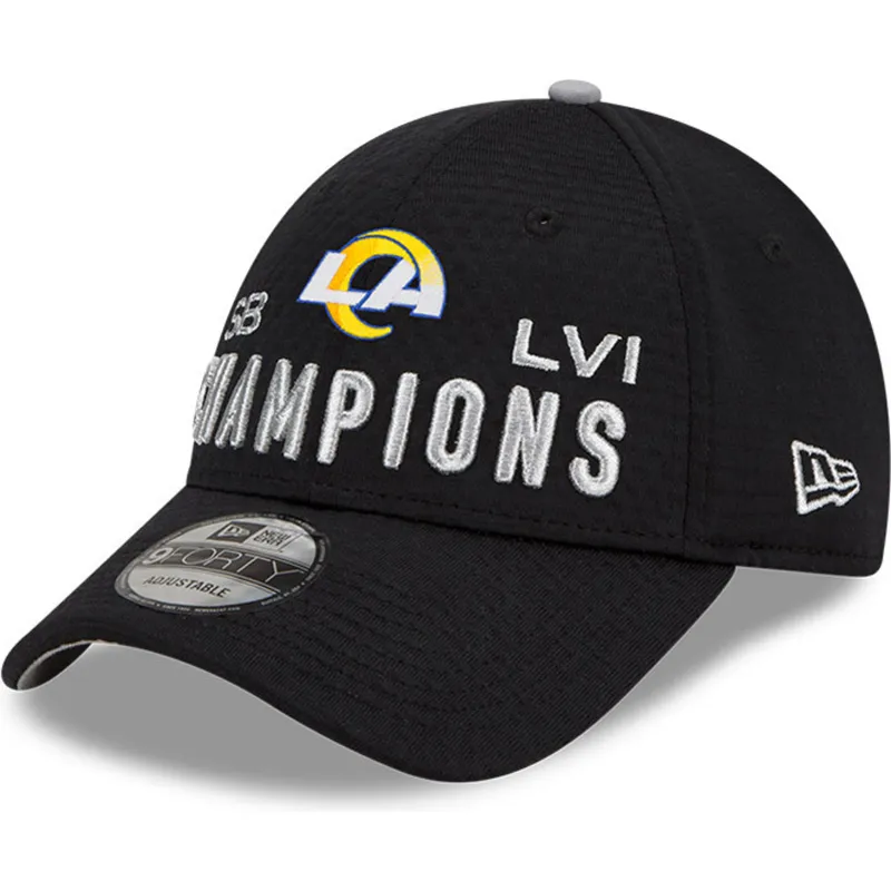 kapa-zaobljena-crna-podesiv-9forty-super-bowl-champions-lvi-2022-los-angeles-rams-nfl-new-era