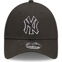 kapa-zaobljena-crna-podesiv-9forty-team-outline-new-york-yankees-mlb-new-era