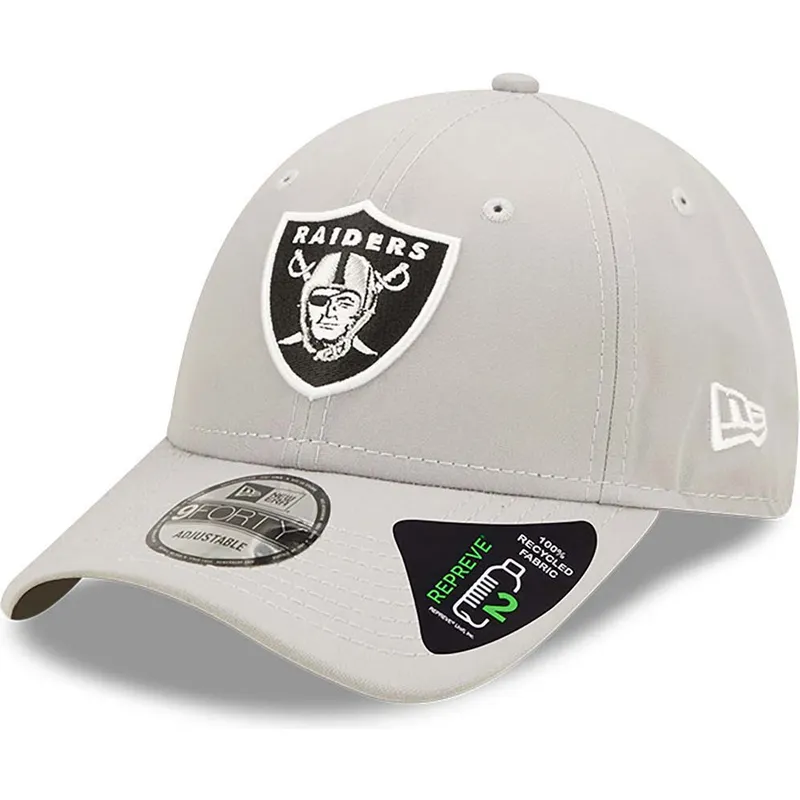 kapa-zaobljena-siva-podesiv-9forty-repreve-las-vegas-raiders-nfl-new-era