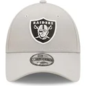 kapa-zaobljena-siva-podesiv-9forty-repreve-las-vegas-raiders-nfl-new-era
