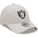 kapa-zaobljena-siva-podesiv-9forty-repreve-las-vegas-raiders-nfl-new-era
