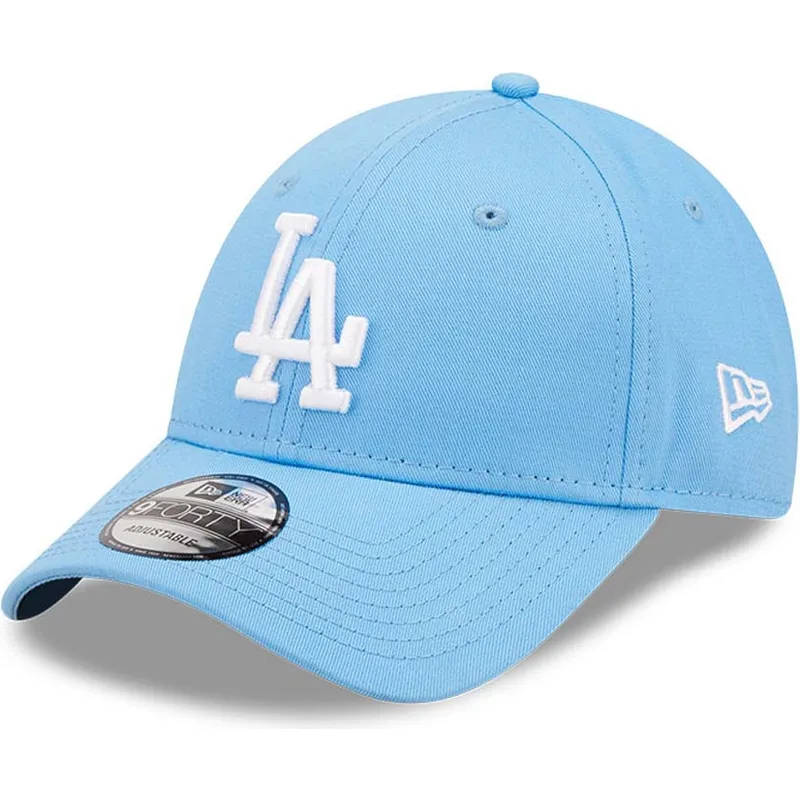 kapa-zaobljena-plava-podesiv-9forty-league-essential-los-angeles-dodgers-mlb-new-era