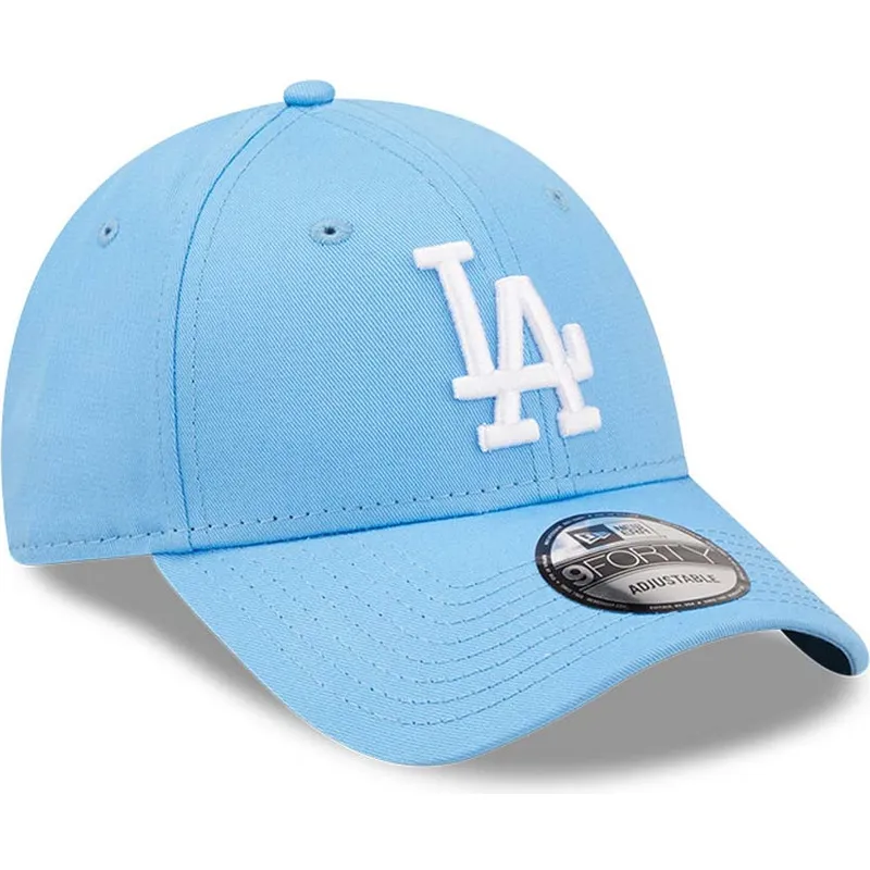 kapa-zaobljena-plava-podesiv-9forty-league-essential-los-angeles-dodgers-mlb-new-era