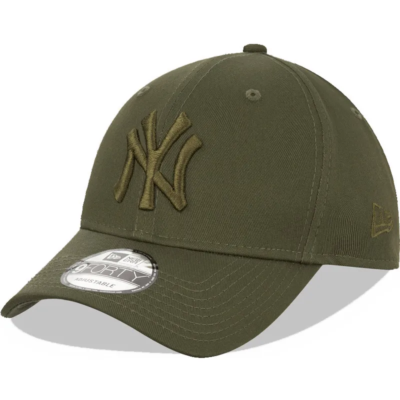 kapa-zaobljena-zelena-snapback-9forty-league-essential-new-york-yankees-mlb-new-era
