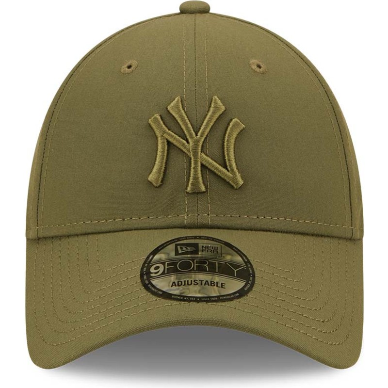 new-era-curved-brim-green-logo-9forty-repreve-new-york-yankees-mlb-green-snapback-cap
