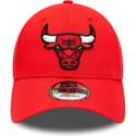 kapa-zaobljena-crvena-podesiv-9forty-team-side-patch-chicago-bulls-nba-new-era