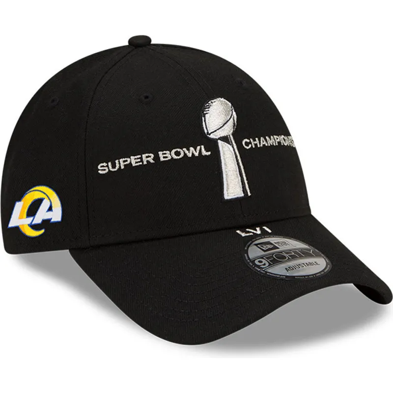 kapa-zaobljena-crna-snapback-9forty-parade-super-bowl-champions-lvi-2022-los-angeles-rams-nfl-new-era