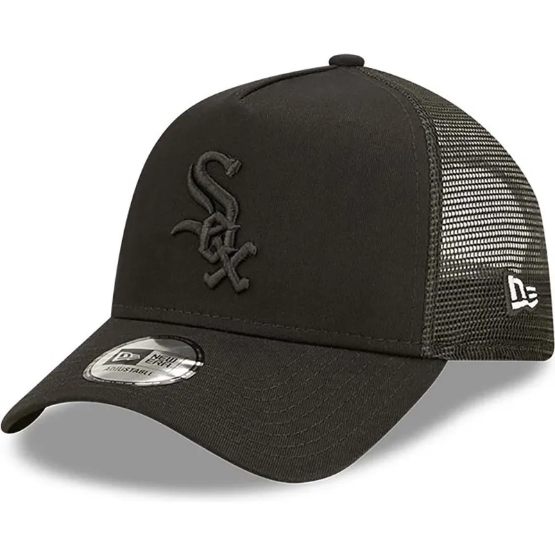 kapa-zaobljena-crna-snapback-a-frame-tonal-mesh-chicago-white-sox-mlb-new-era