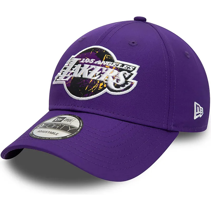 kapa-zaobljena-ljubicasta-podesiv-9forty-print-infill-los-angeles-lakers-nba-new-era
