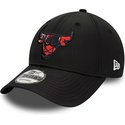 new-era-curved-brim-9forty-print-infill-chicago-bulls-nba-black-adjustable-cap