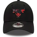 kapa-zaobljena-crna-podesiv-9forty-print-infill-chicago-bulls-nba-new-era