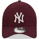 cap-zaobljena-red-ajustada-granate-39thirty-league-essential-new-york-yankees-mlb-new-era