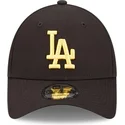 kapa-zaobljena-crna-podesiv-9forty-league-essential-los-angeles-dodgers-mlb-new-era