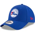 kapa-zaobljena-plava-podesiv-9forty-league-philadelphia-76ers-nba-new-era