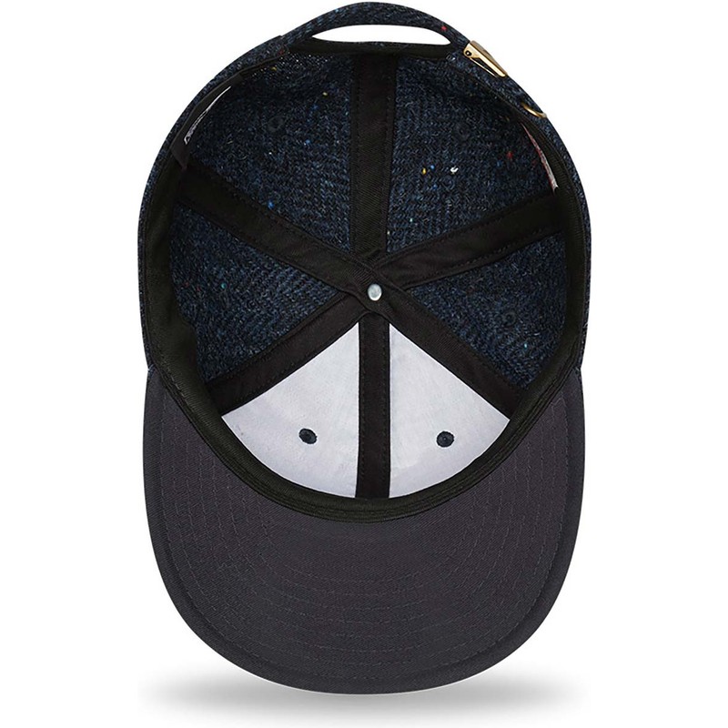 new-era-flat-brim-9fifty-tweed-navy-blue-adjustable-cap