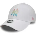 kapa-zaobljena-bijela-podesiv-multicolor-9forty-ombre-infill-new-york-yankees-mlb-new-era
