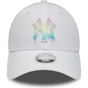 kapa-zaobljena-bijela-podesiv-multicolor-9forty-ombre-infill-new-york-yankees-mlb-new-era
