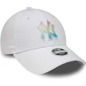 kapa-zaobljena-bijela-podesiv-multicolor-9forty-ombre-infill-new-york-yankees-mlb-new-era