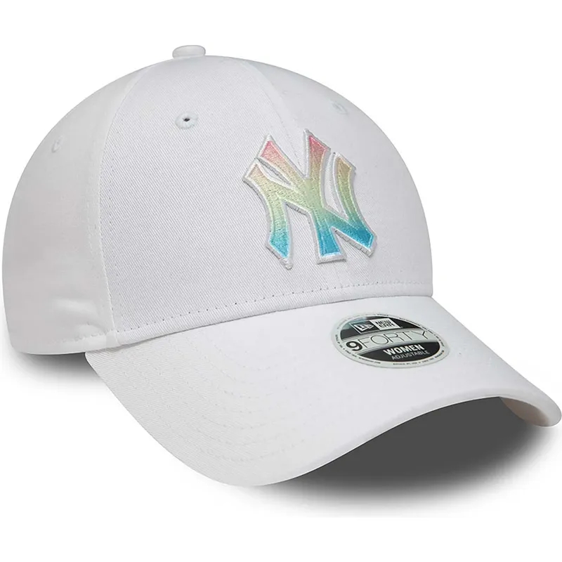 kapa-zaobljena-bijela-podesiv-multicolor-9forty-ombre-infill-new-york-yankees-mlb-new-era