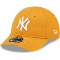 new-era-curved-brim-toddler-9forty-league-essential-new-york-yankees-mlb-orange-adjustable-cap