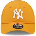 kapa-zaobljena-narancasta-podesiv-za-djecu-9forty-league-essential-new-york-yankees-mlb-new-era