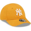 kapa-zaobljena-narancasta-podesiv-za-djecu-9forty-league-essential-new-york-yankees-mlb-new-era