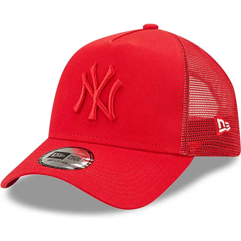 kapa-zaobljena-crvena-snapback-a-frame-tonal-mesh-new-york-yankees-mlb-new-era