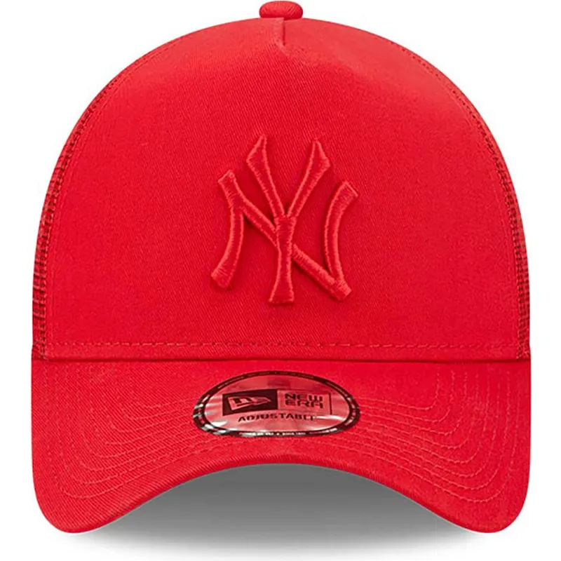kapa-zaobljena-crvena-snapback-a-frame-tonal-mesh-new-york-yankees-mlb-new-era