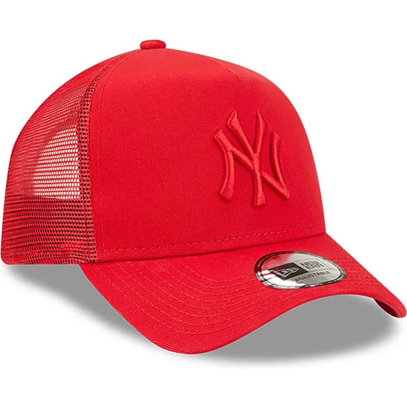 kapa-zaobljena-crvena-snapback-a-frame-tonal-mesh-new-york-yankees-mlb-new-era