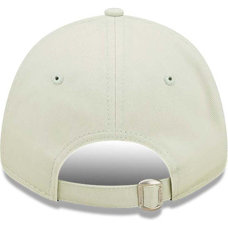 new-era-curved-brim-women-light-green-logo-9forty-league-essential-los-angeles-dodgers-mlb-light-green-adjustable-cap