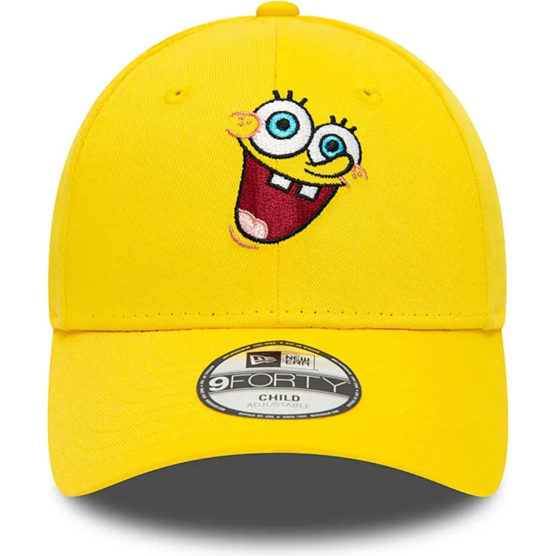kapa-zaobljena-zuta-podesiv-za-djecu-9forty-spongebob-new-era