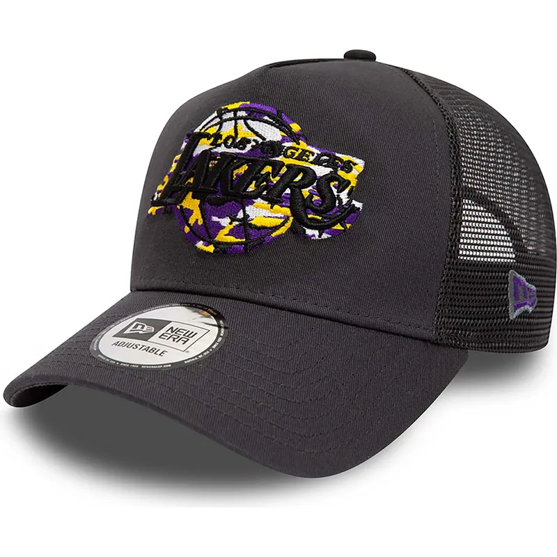 kapa-zaobljena-siva-snapback-a-frame-team-camo-infill-los-angeles-lakers-nba-new-era
