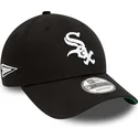 kapa-zaobljena-crna-podesiv-9forty-team-side-patch-chicago-white-sox-mlb-new-era