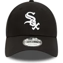kapa-zaobljena-crna-podesiv-9forty-team-side-patch-chicago-white-sox-mlb-new-era