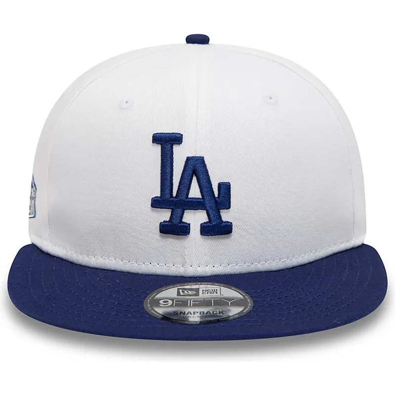kapa-ravna-bijela-snapback-9fifty-crown-patches-los-angeles-dodgers-mlb-new-era kapa-ravna-bijela-snapback-9fifty-crown-patches-los-angeles-dodgers-mlb-new-era