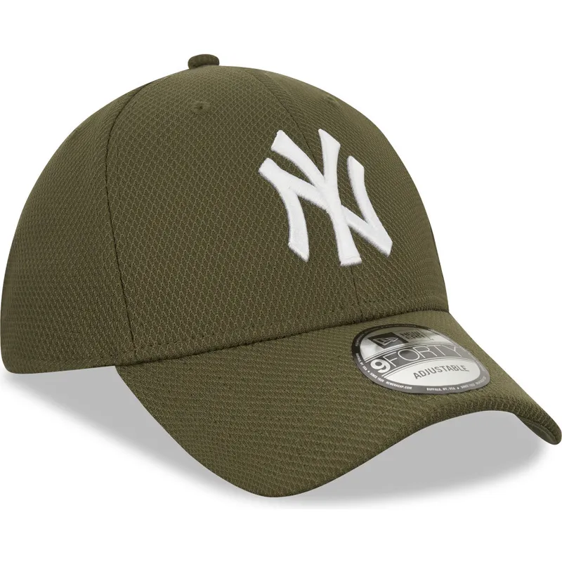 kapa-zaobljena-zelena-podesiv-9forty-diamond-era-new-york-yankees-mlb-new-era