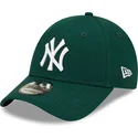 kapa-zaobljena-zelena-podesiv-9forty-league-essential-new-york-yankees-mlb-new-era