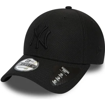 Kape zaobljena crna podesiva traka 9FORTY Diamond Era New York Yankees MLB New Era