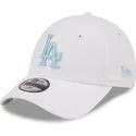 kapa-zaobljena-bijela-podesiv-za-djecu-9forty-league-essential-los-angeles-dodgers-mlb-new-era