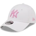 kapa-zaobljena-bijela-podesiv-za-djecu-rosa-9forty-league-essential-new-york-yankees-mlb-new-era