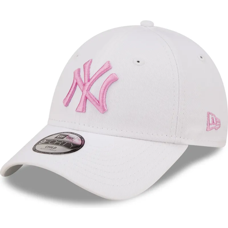 kapa-zaobljena-bijela-podesiv-za-djecu-rosa-9forty-league-essential-new-york-yankees-mlb-new-era kapa-zaobljena-bijela-podesiv-za-djecu-rosa-9forty-league-essential-new-york-yankees-mlb-new-era