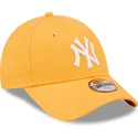 kapa-zaobljena-narancasta-podesiv-za-djecu-9forty-league-essential-new-york-yankees-mlb-new-era