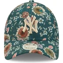 kapa-zaobljena-zelena-podesiv-9forty-all-over-print-floral-new-york-yankees-mlb-new-era
