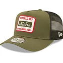kapa-zaobljena-zelena-snapback-buffalo-new-york-a-frame-state-patch-new-era