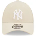 kapa-zaobljena-bez-podesiv-9forty-linen-new-york-yankees-mlb-new-era