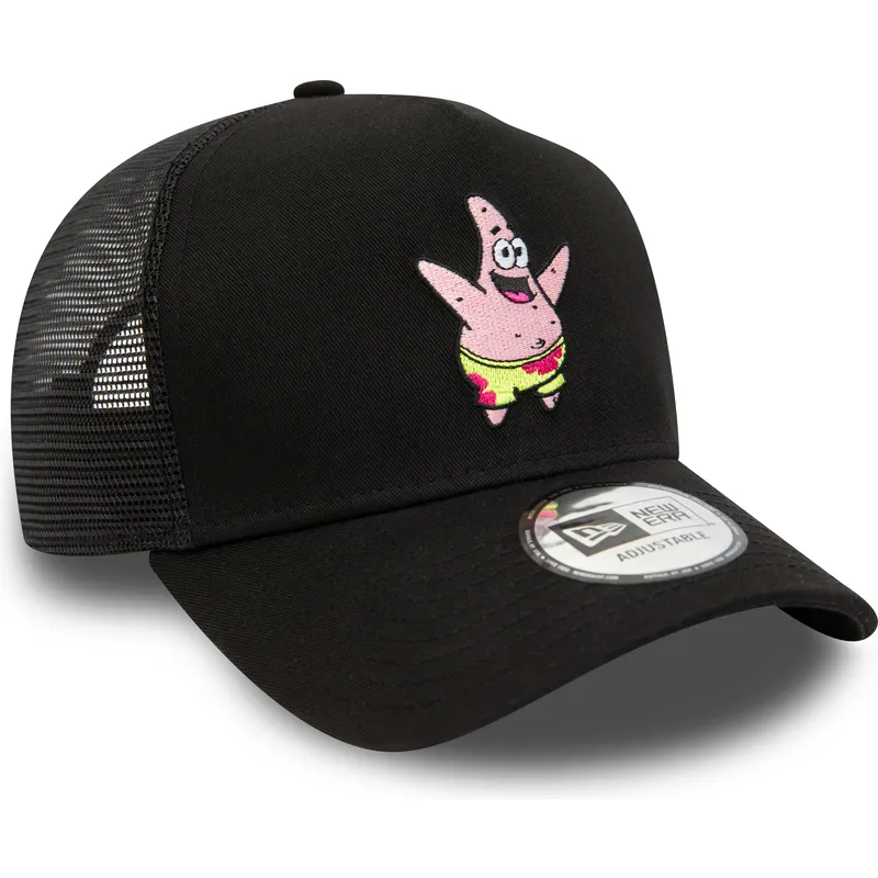 kapa-zaobljena-crna-snapback-a-frame-spongebob-i-patrick-zvijezda-new-era