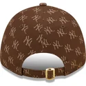 kapa-zaobljena-smeda-podesiv-9forty-monogram-new-york-yankees-mlb-new-era