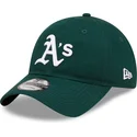 kapa-zaobljena-zelena-podesiv-9twenty-league-essential-oakland-athletics-mlb-new-era