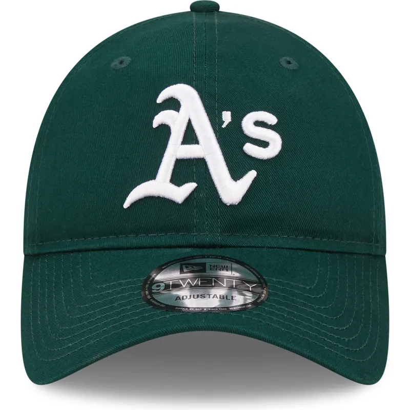 kapa-zaobljena-zelena-podesiv-9twenty-league-essential-oakland-athletics-mlb-new-era